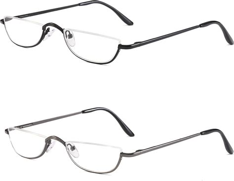 bottom half rim glasses